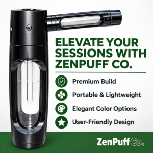 ZenPuff Luxury Aluminum/Glass Water Bottle